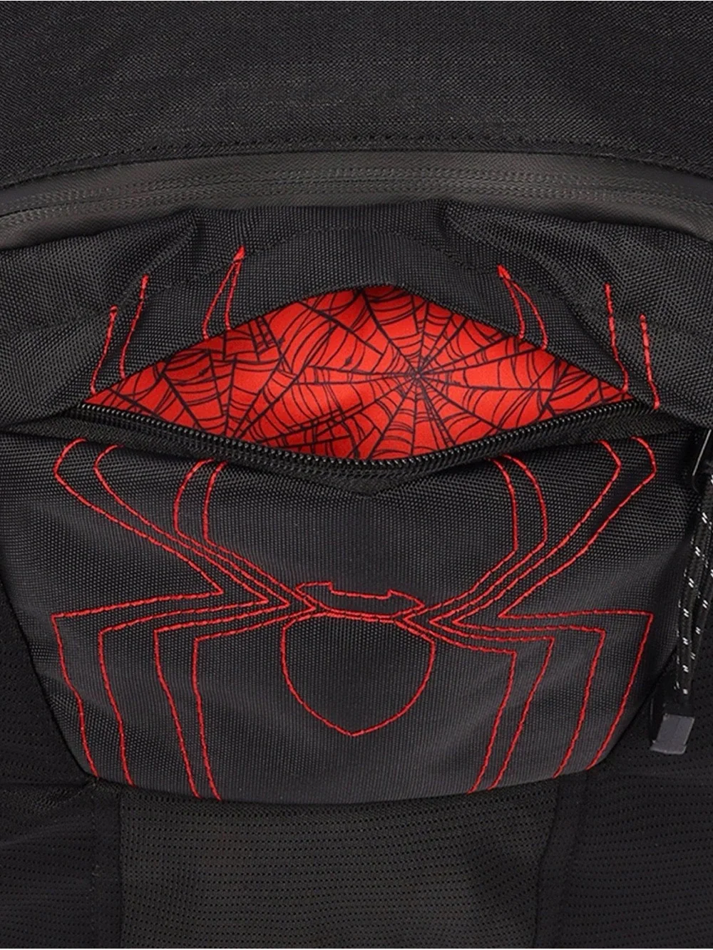 New Element x Marvel Spider-Man Red Spider Logo Backpack